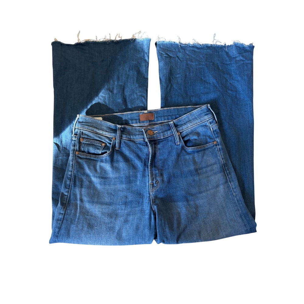Mother Denim The Down Low Twister Ankle Flare Jeans In We Got The Beat Size 29